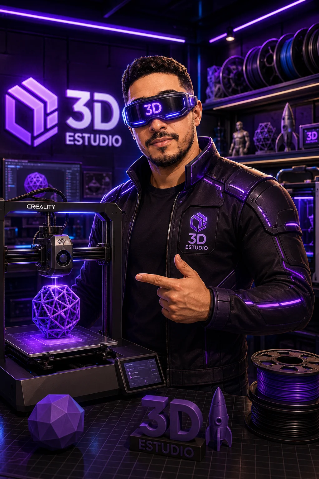 Jhonatan Dawis, fundador do Estúdio 3D